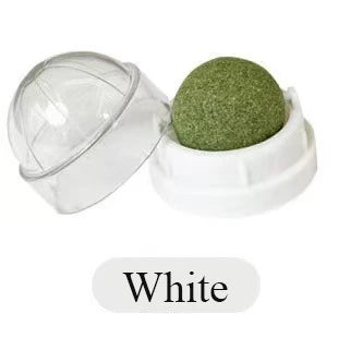 Mint Ball Cat Teeth Cleaning Toy – Catnip Chew Ball for Fun & Dental Health