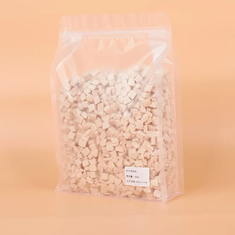 Freeze-Dried Cat & Dog Snacks 500g – Chicken, Duck, Quail, Salmon & More
