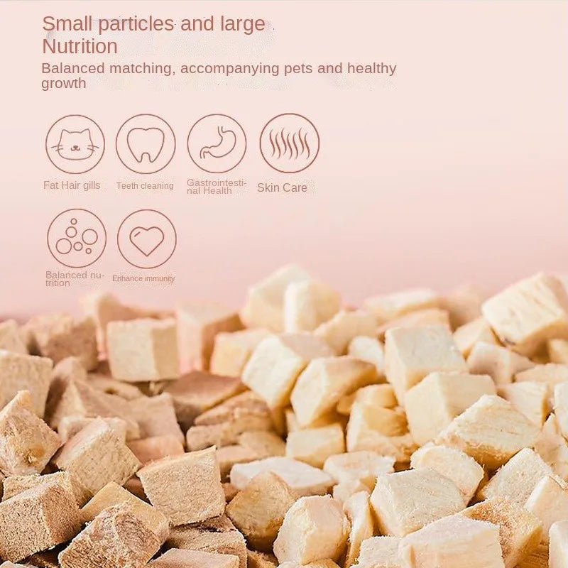 Pet Freeze-Dried Cat Dog Snacks Chicken Breast Freeze-Dried