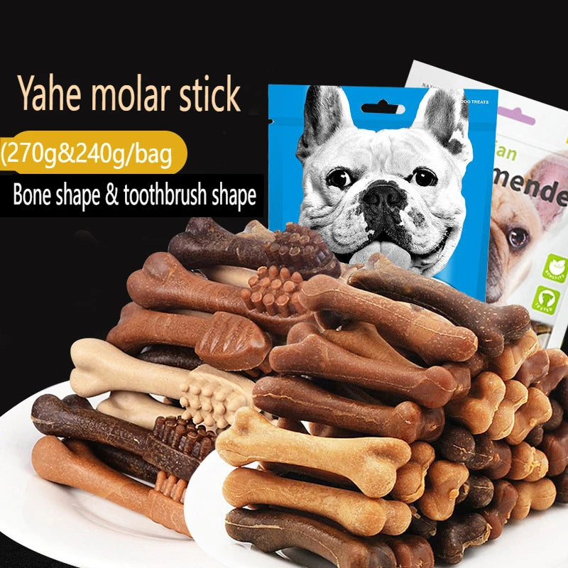 Dog Dental Chew Bone – Bite-Resistant Teeth Cleaning Stick