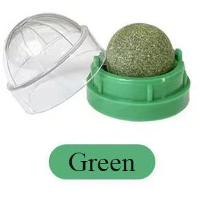Mint Ball Cat Teeth Cleaning Toy – Catnip Chew Ball for Fun & Dental Health
