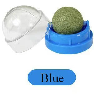 Mint Ball Cat Teeth Cleaning Toy – Catnip Chew Ball for Fun & Dental Health