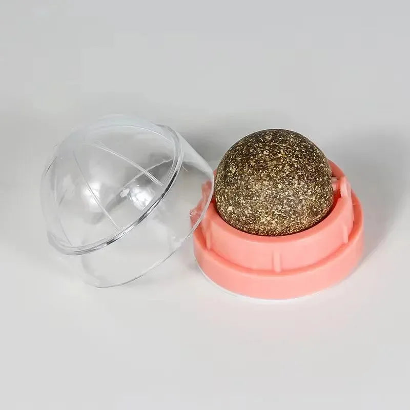 Mint Ball Cat Teeth Cleaning Toy – Catnip Chew Ball for Fun & Dental Health