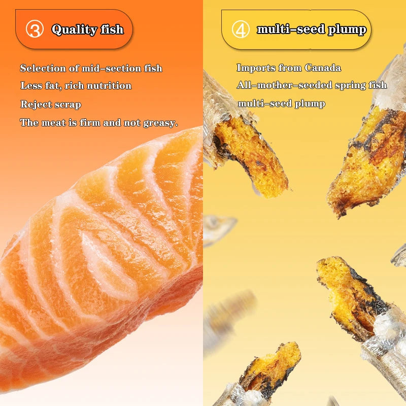 Freeze-Dried Cat & Dog Snacks – Chicken, Duck, Salmon & Cod