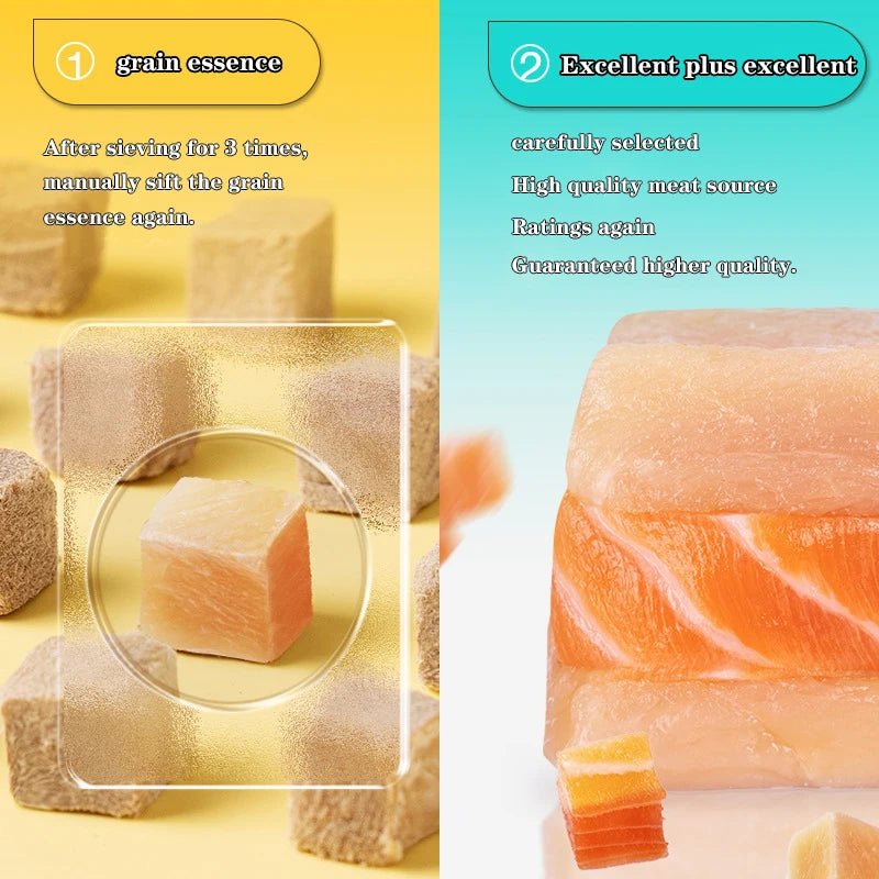 Freeze-Dried Cat & Dog Snacks – Chicken, Duck, Salmon & Cod